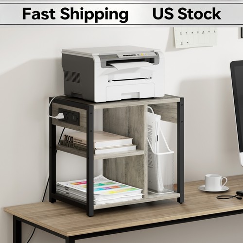 Small printer cart with - printer, power