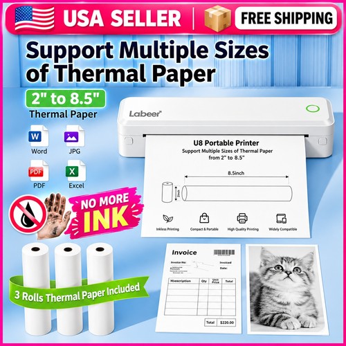 Portable thermal printer - thermal,