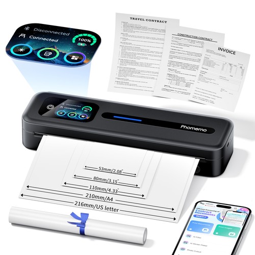 Upgraded portable printer with - printer,